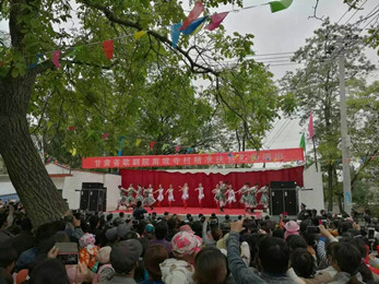省歌劇院赴甘谷下鄉送戲頗受好評