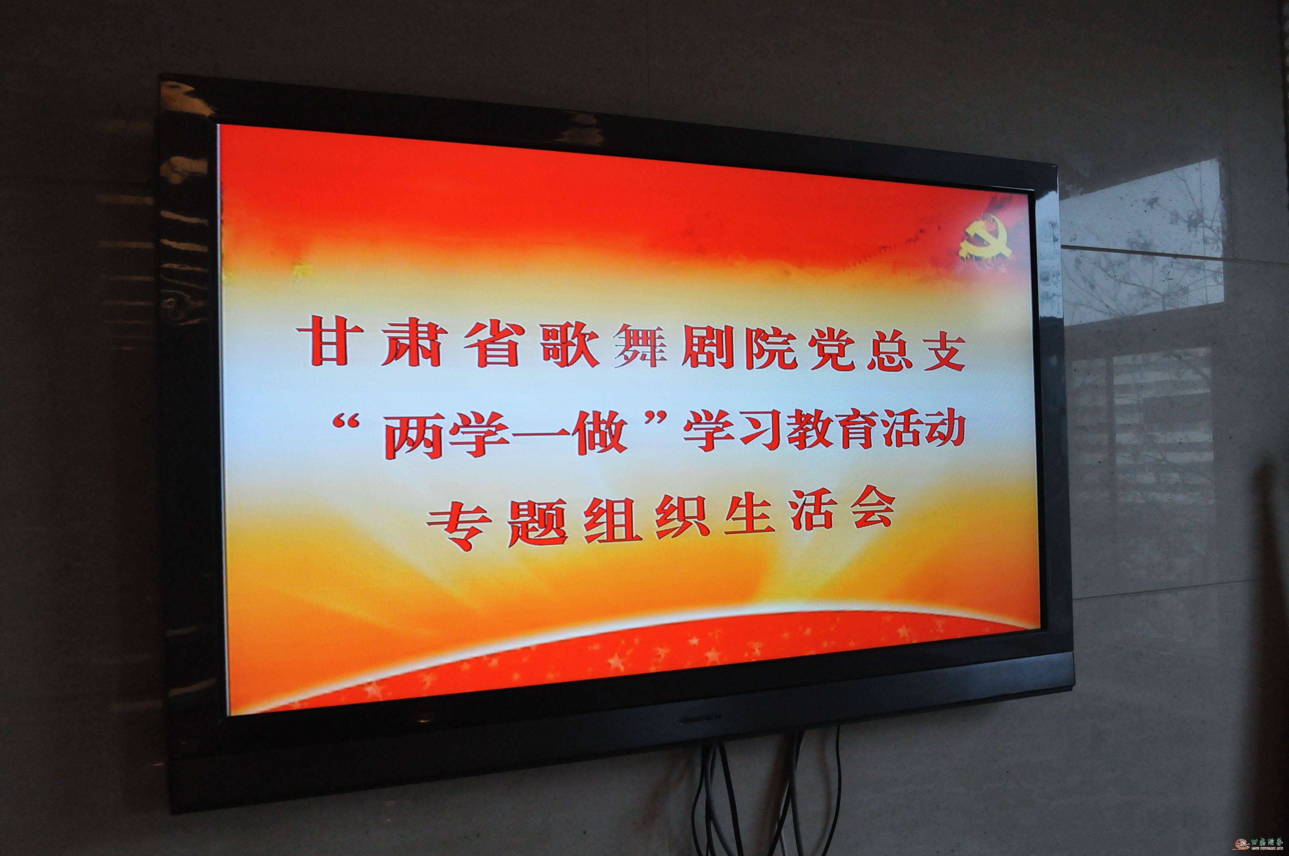 深入踐行“兩學一做”，切實提高黨性修養——甘肅省歌舞劇院黨總支召開“兩學一做”專題組織生活會